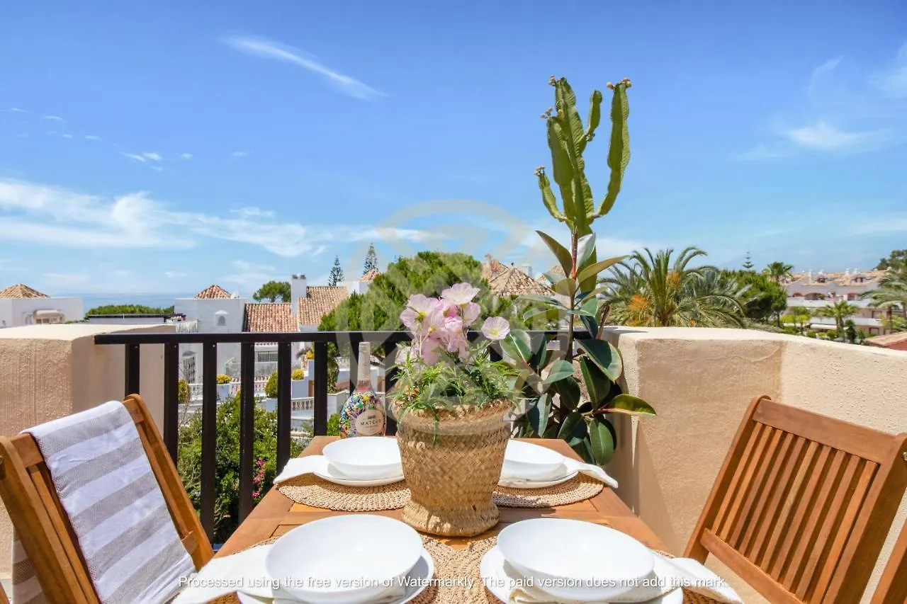 Sea View Studio I Penthouse, Beach Front Urbanization Romana Playa Elviria Apartment Marbella Spain